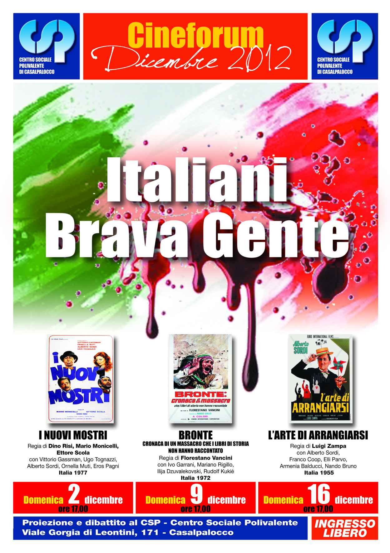 Il cineforum del CSP vi propone una riflessione su questo luogo comune.